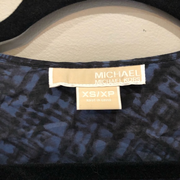 MICHAEL KORS BLUE BEADED TUNIC - Picture 4 of 4